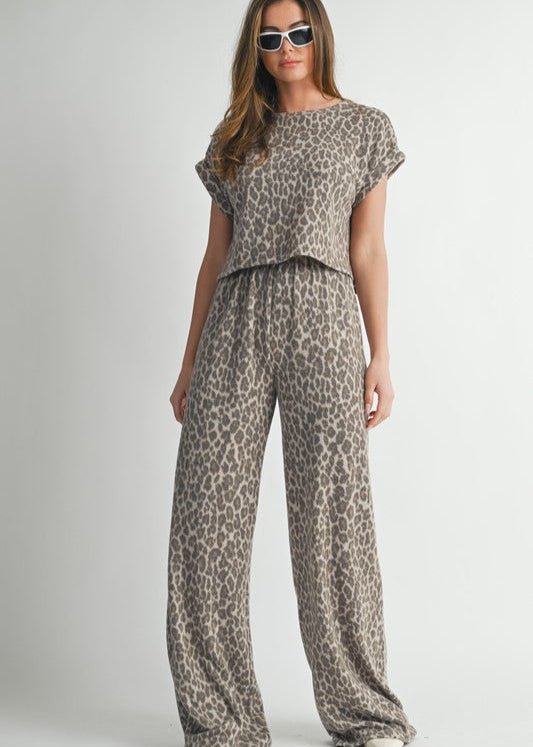 Leopard Lounge Set