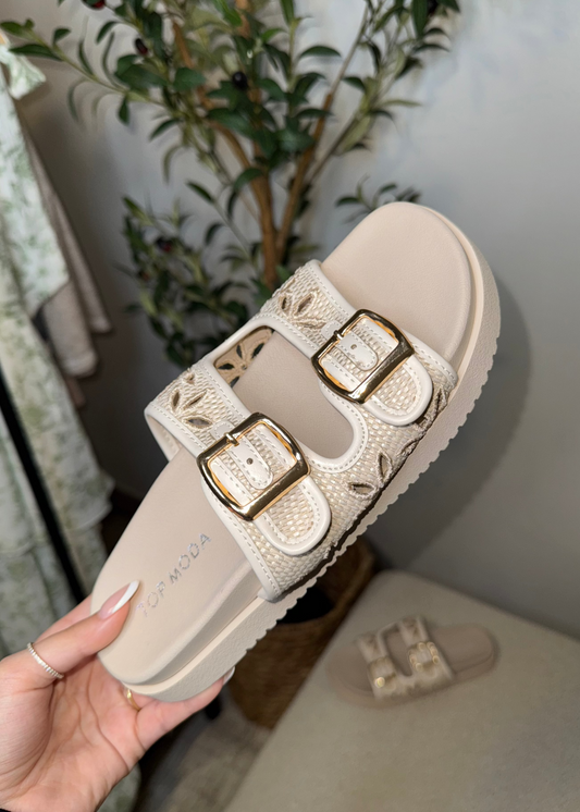 Raffia Sandal